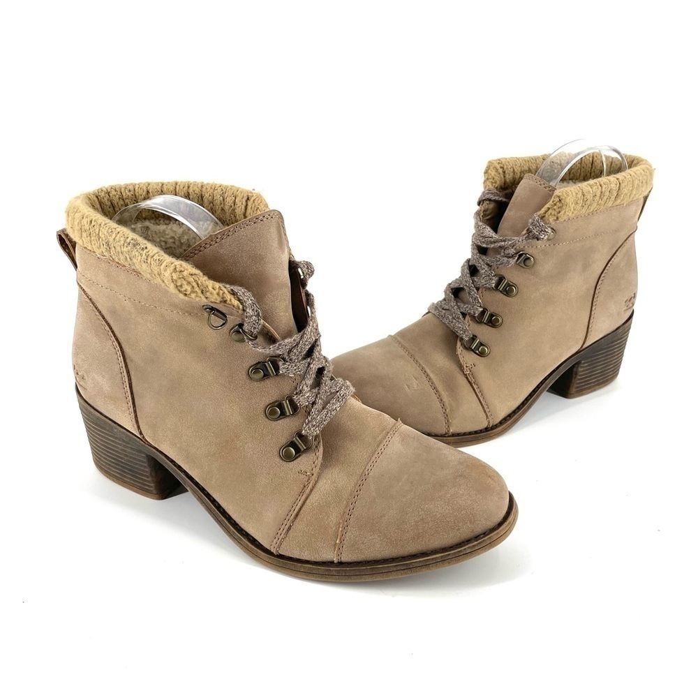 Billabong Outer Limits Faux Leather Chunky Heel Ankle Boots